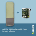 Klymit Klymaloft Lofted Inflatable Sleeping Pad for Camping With Memory Foam, Ultra-Thick Hiking and Backpacking Air Bed, 5 Inch Thick, Regular