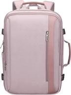 PIJUSHI Travel Backpack for Women Expandable Carry on Luggage Backpack Airline Approved Personal Item Laptop Bag(PE034 Light Purple)