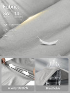 FREE SOLDIER Men's Outdoor Cargo Hiking Pants with Belt Lightweight Waterproof Quick Dry Tactical Pants Nylon Spandex