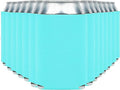 Blank Beer Can Cooler Sleeves (110-Pack) Soft Insulated Beer Can Coolies - HTV Friendly Blank Koolies in Bulk for Beer Cans & Bottles - Coolie Blanks for Vinyl Projects & Wedding Favors (Robins Egg)