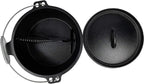 Pre-Seasoned Cast Iron Camp Dutch Oven With Legs, 4.1 qt, including Lid Lifter & Lid Stand