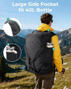 BAGSMART 4-IN-1 Duffle Bag for Travel, 40L Travel Bag Gym Duffle, TSA Carry on Backpack with Shoes Compartment & Wet Pocket, Water-resistant Workout Duffel, Forest Green