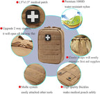 Carlebben EMT Pouch MOLLE Ifak Pouch Tactical MOLLE Medical First Aid Kit Utility Pouch