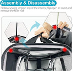 Wakytu Airline Approved Pet Carrier, TSA Approved Soft Sided Travel Bag for Small Dogs and Cats, 5 Mesh Windows & Padded Shoulder Strap for Plane Underseat, 17.7"x11"x8.3"