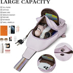 Sling Bag Crossbody Bags for Women Small Cross Body Bag Fanny Packs Chest Sling Purse for Daily Travel Leisure Sport