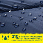 Bessport Sleeping Bag Winter | Flannel Lined 18℉ - 32℉ Extreme 3-4 Season Warm & Cool Weather Adult Sleeping Bags Large | Lightweight, Waterproof for Camping, Backpacking, Hiking