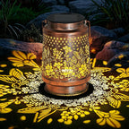 Solar Lantern Outdoor Lamp Waterproof Decorations Garden Decor, Christmas Birthday Gifts for Women, Mom, Grandma Decorative Garden, Yard, Patio, Lawn, Balcony Porch - Hummingbird