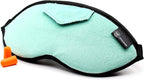 Dream Essentials Opulence Micro Plush Sleep Mask with Soft Foam Earplugs (Calm Sea Green)