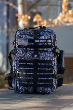 AMERICANPHOENIX 45L Elite Tactical Backpack | 3X Stronger Work & Military Backpack | Water Resistant and Heavy Duty | 3 Day MOLLE Bug Out Bag (Snow Leopard)