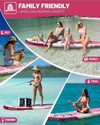 DAMA 11'*34"*6" Inflatable Paddle Board, Paddle Boards for Adults,Sup,Lightweight and Durable, Easy to Inflate, Versatile in Style, Fully Functional, Equipped w/High Grade Accessories.