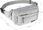 CXWMZY Fanny Packs For Women & Men Waist Pack Hip Bum Bag with Multi-Pockets Large Capacity Waterproof Casual Bum Bag for Disney Traveling Casual Cycling Running Hiking