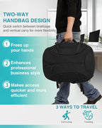TSA-Friendly Travel Backpack with Laptop Compartment, 30L Carry-On Backpack for Men & Women, 180° Lay-Flat Design, Waterproof & Durable 1000D Oxford, Fits 15.6" Laptop