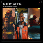 Guardian Angel Micro Series Safety Light, Beacon Device (Red Front & Red Rear) | Rechargeable, Magnetic & Hands-Free Wearable LED Light for Dog Walking, Cycling, Camping, Boating & Kayaking