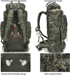 Hiking Backpack for Men 70L/100L Camping Backpack Military Rucksack Molle 3 Days Assault Pack for Climbing