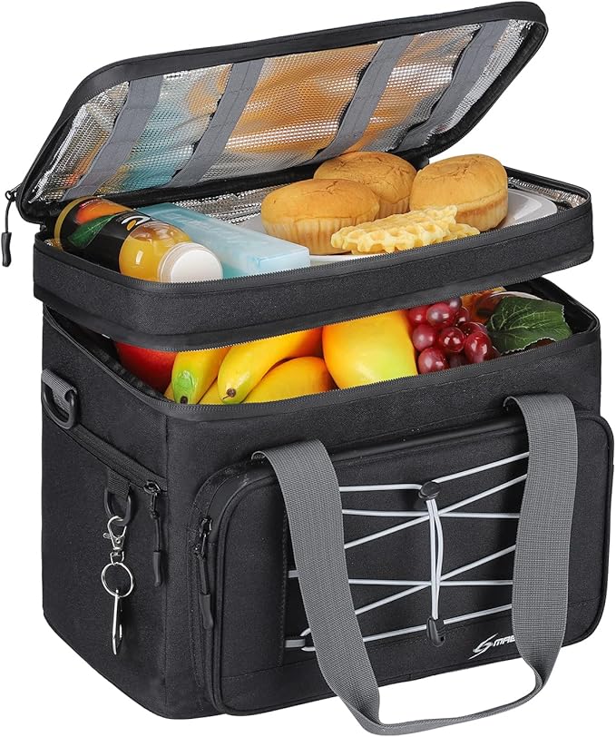 Maelstrom Collapsible Soft Cooler Bag, 24/30/60/75 Cans Beach Cooler, Ice Chest, Leakproof & Portable for Beach, Camping, Road Trips & Grocery Shopping