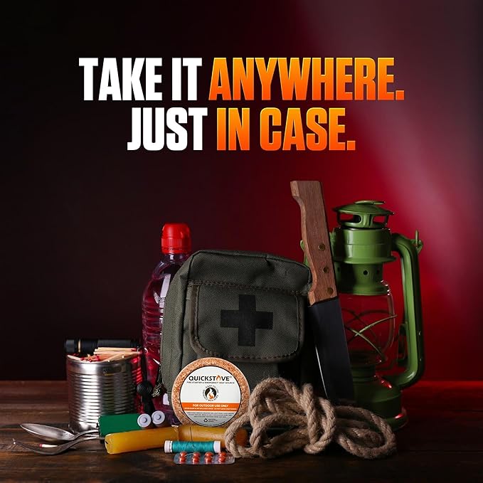 Fire Starters (20 Pack) – Waterproof Emergency Fuel Disks for Camping Essentials, Wood Stove, Fireplace, Grill, Fire Pit, Survival Kit, Campfire & Outdoor Accessories