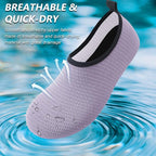 Deevike Water Shoes for Women Men Barefoot Quick-Dry Aqua Socks Slip-on for Beach Swim Surf Yoga Exercise