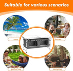 Camp Field Camping Folding Aluminum Table with Adjustable Legs for Outdoor Travel Beach, Backyards, BBQ, Party and Picnic Foldable Table