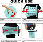 ALEVMOOM Upgraded Portable Collapsible Stool with Cushion, Telescoping Folding Stool for Adults, Lightweight Yet More Sturdy Capacity 600 lbs for Camping Fishing Hiking BBQ