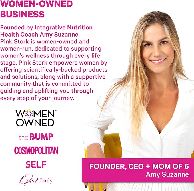Pink Stork Organic Peppermint Sweets for Morning Sickness and Motion Sickness Support, Added Vitamin B6, 1st Trimester Pregnancy Must Haves - 30 Wrapped Peppermint Candies
