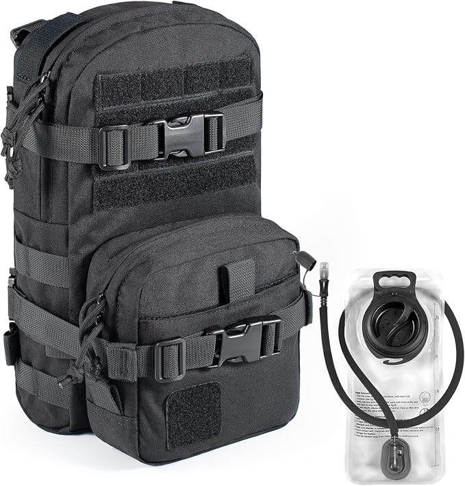 Tactical Small MOLLE Hydration Pack Outdoor Water Bladder Carrier Pack for Vest Backpack
