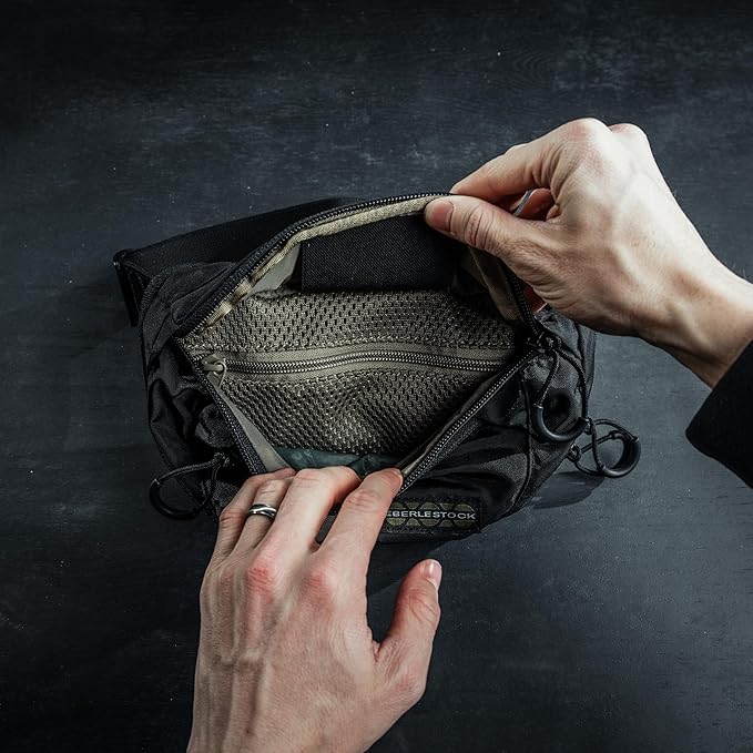 Eberlestock Bando Bag - Tactical Men's Fanny Pack w/Adjustable Waist Belt, Zippered Pockets, Compact Lightweight Belt Bag