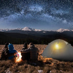 Bessport Camping Tent 1/2 Person Tent Waterproof Two Doors Backpacking Tent Easy Setup Lightweight for Outdoor, Hiking Mountaineering Travel