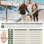 Pixel Panda Winter Gloves for Men Women Warm Touchscreen Gloves for Cold Weather Thin Water-Resistant Windproof Non-Slip Gloves for Cycling, Driving, Running, Hiking