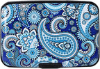 Credit Card Holder Small RFID Blocking Wallet Business Metal Slim Mini Aluminum Hard Case for Women Men
