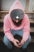 ATNKE LED Lighted Beanie Hat,USB Rechargeable 4 LED Running Headlamp Bright Cap with The Light Gifts for Men and Women