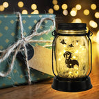 kyoryuger Dachshund Dog Solar Lanterns, Gifts for Women/Men, Weiner Dog Mom Gifts, Unique Birthday Gifts for Dachshund Lover, Garden Decoration Outside for Yard, Patio,Backyard,Porch