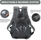 25L Hiking Backpack Small Tactical Backpack Daypack Camping Trekking Hunting Molle Pack for Men Women, Grey