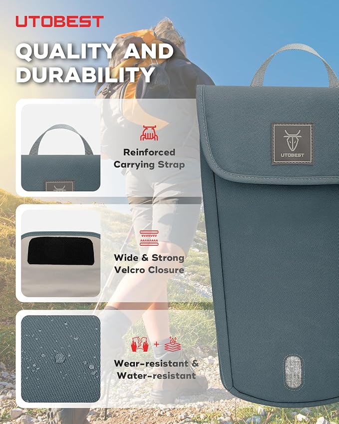 UTOBEST Insulated Insulation Bag, Fits 2L&3L Hydration Water Bladders, Lightweight & Water Resistant, Bladder is NOT Included