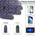 Achiou Winter Gloves, Glove for Men Women, Upgraded Touch Screen Texting Warm Running with Thermal Soft Knit Lining