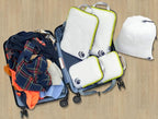 Cipway - 5 Set Compression Packing Cubes for Travel, Ultralight Packing Organizers for Luggage Suitcase & Backpack (White), L