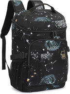 Kalesi Cooler Backpack 36 Cans Lightweight Insulated Backpack Cooler Leak-Proof Travel Camping Lunch Backpack Outdoor Cutlery Backpack for Men and Women