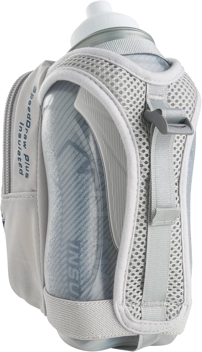 Nathan SpeedDraw Plus Insulated Handheld Water Bottle – Grip-Free Running Flask for Runners, Hiking, and Sports