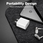 iPhone 17 16 15 Charger Fast Charging,2Pack 20W Apple iPad USB C Wall Chrager Block with 6FT USB C to C Cable for iPhone 17/Pro/Pro Max/17 Air/ 16/16 Pro/16 Pro Max/15/Plus/Pro/Pro Max (White)