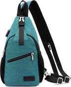 LOVEVOOK Sling Bag for Women Casual Daypack Nylon Crossbody Sling Backpack Travel Shoulder Bag Hiking Daypack