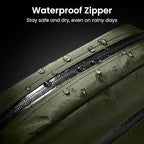 tomtoc 1.5L X-Pac Sling Bag with RFID Blocking, Crossbody Bag Minimalist Chest Shoulder Pack for Men/Women, Water-resistant Lightweight Casual Funny Pack for Travel, Daily Commute
