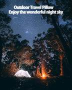 Camping Pillow, Small Pillows for Chair, Memory Foam Travel Pillow for Sleeping with Cool & Breathable Washable Cover Ideal for Travel, Hiking, Airplane and Car - Dark Grey