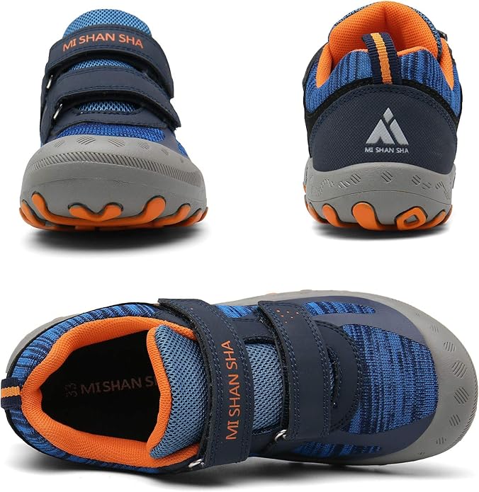 Mishansha Boy's Girl's Hiking Shoes Low Top Sneakers Outdoor Trekking Walking Climbing Running Shoes