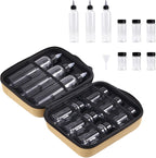 11-Piece Camping Spice Kit - 6 Powder & 3 Liquid Containers with Leakproof Lids, Portable funnel, EVA Hard Case - Portable Seasoning Set for Hiking, BBQ, RV Travel - BPA-Free PET Bottles