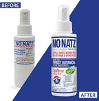 No Natz Botanical Bug Repellant, Effective for Gnat, Mosquito, and Biting Flies, Hand-Crafted and DEET-Free, Non-Greasy Formula, Made in The USA, 4 Ounce Spray Bottle