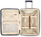 Virtuosa Hardside 21 Inch Carry On Luggage - Airline Approved with 360° Spinner Wheels, RightHeight™ Adjustable Handle - Zippered WetPak™ - TSA Lock - Expandable Light Polycarbonate Shell - Navy