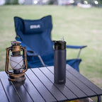 HASLE OUTFITTERS Insulated Water Bottle 22 oz Double Wall Stainless Steel Water Bottle Wide Mouth with Straw Lid & Spout Lid Keeps Cold or Hot(Navy,8)