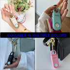 130dB Personal Safety Alarm Ultra Bright Strobe Light. Loud Sound Keychain Siren for Women, School Children, Night Runners, Hiking. Bear Alarm Deterrent. SOS Emergency Self Defense Alerts. Gold