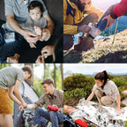 Waterproof First Aid Kit Roll Top Boat Emergency Kit with Waterproof Contents for Fishing Kayaking Boating Swimming Camping Rafting Beach Green