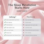 Silk Sleep Mask for Women and Men, Side Sleeper, 22 Momme Pure Mulberry Silk Total Blackout 100% Mulberry Eye Mask with Adjustable Headband Full Size, Eye Masks for Sleeping and Travel