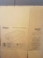 Air Mattress with Built in Pump - Upgraded Twin Blow Up Mattress, 2 Mins Quick Self Inflatable, 13"/550lbs Max, Strong Support, No Lost Air, for Camping,Home,Guests,Portable Travel